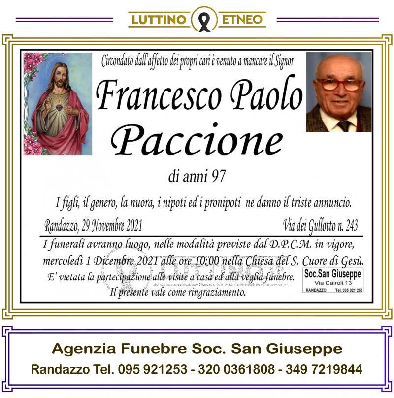 Francesco Paolo  Paccione 